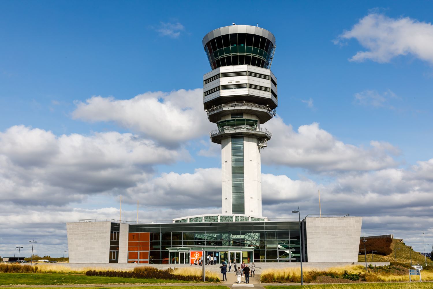 The Brussels Airport control tower