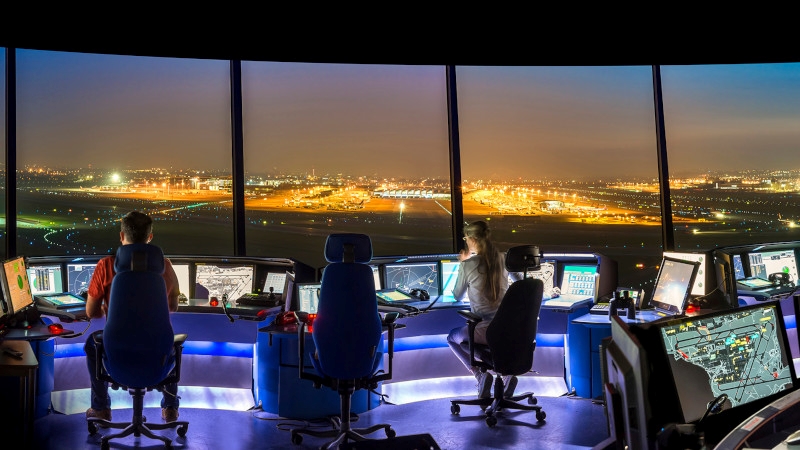What does an air traffic controller do?