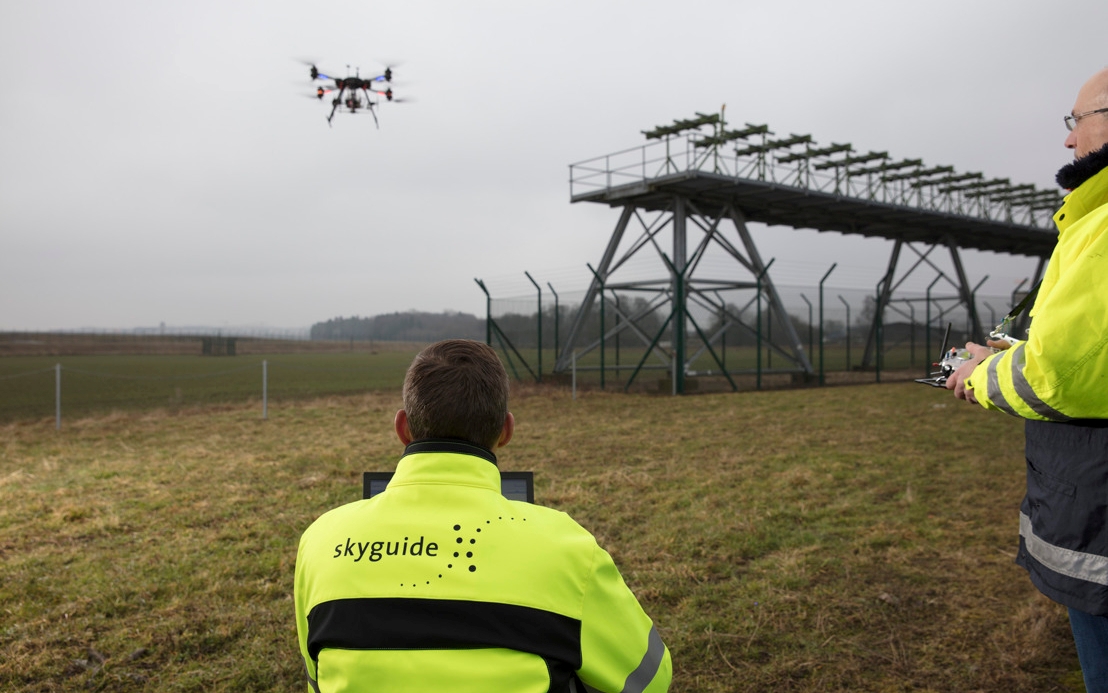 skeyes uses CNS drone developed by Skyguide