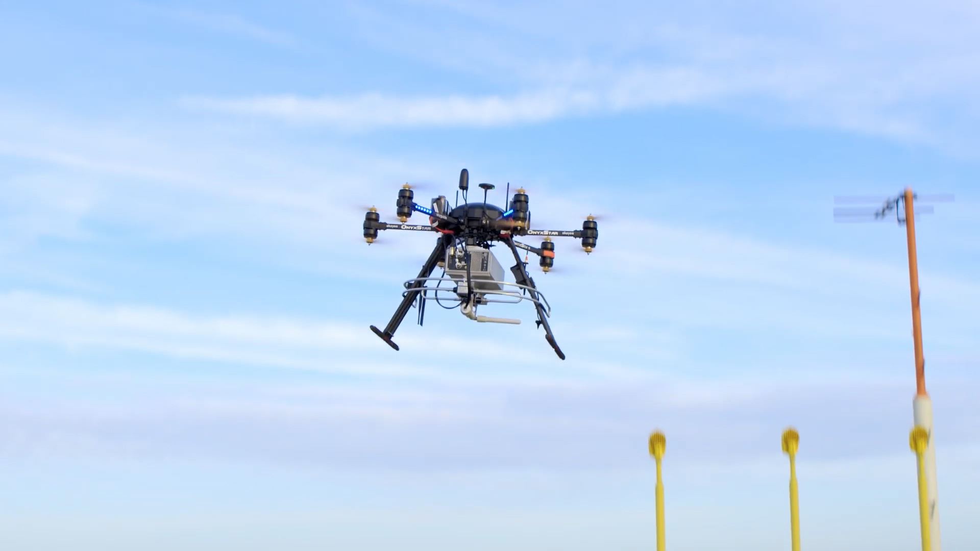 Test flights conducted at Brussels Airport with a new specialised drone